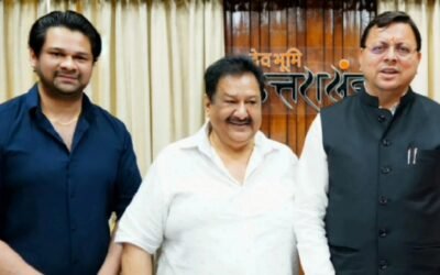 A  conversation between honorable CM Dhami ji and founders JSR group regarding the film industry of Uttarakhand.